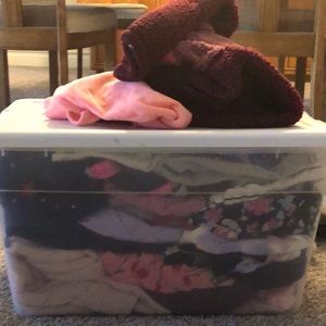 Giant tub of clothes kids 8 to 12 years old